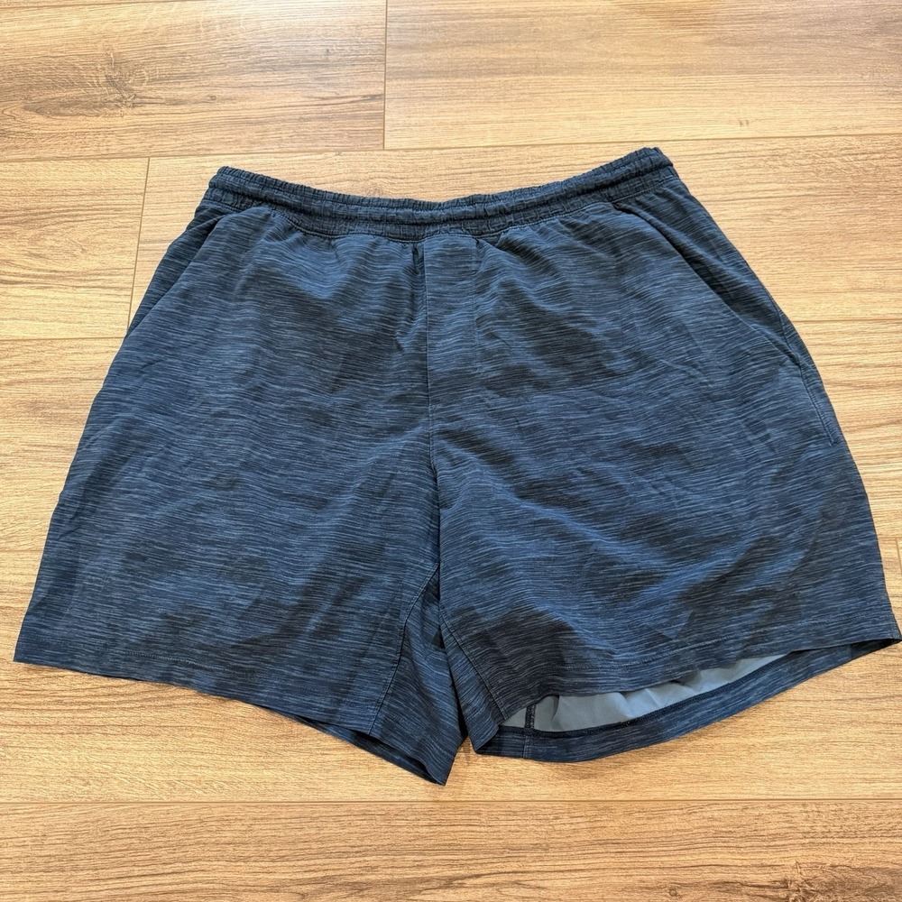 Lululemon Pace Breaker Lined Shorts Blue Mens XL, 7 Inch Inseam